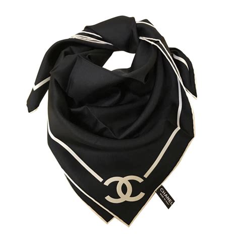 foulard chanel noir|Foulards — Mode .